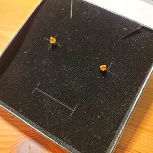 Gemstone Mini Studs (Citrine)